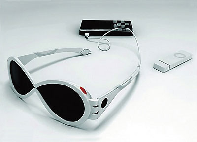 Солнцезащитные очки с солнечной батареей для подзарядки плеера