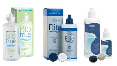 Сопутствующие товары для пользователей цветных контактных линз