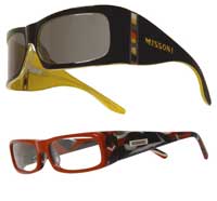 Оправа и солнцезащитные очки Missoni