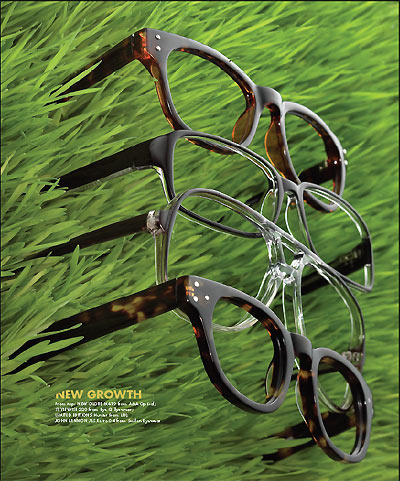 Оправы NEW GLOBE M419 from A&A Optical; STYLEWISE 220 from Eye Q Eyewear; LIMITED EDITIONS Hunter from LBI; JOHN LENNON JLS Retro 04 from Smilen Eyewear