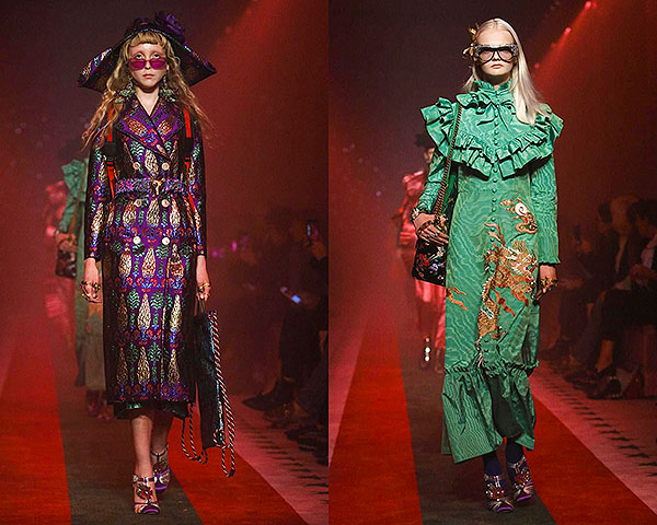 Gucci открыла миланскую Неделю моды показом экстравагантных нарядов и очков 6