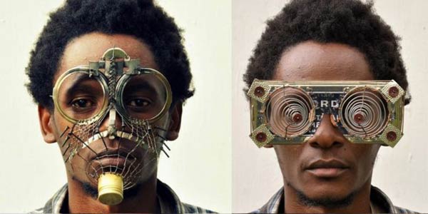 Кенийский энтузиаст собрал из отходов со свалки очки «от-кутюр»