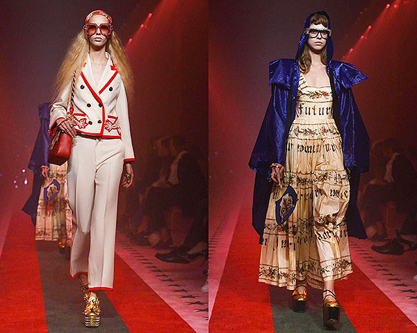 Gucci открыла миланскую Неделю моды показом экстравагантных нарядов и очков