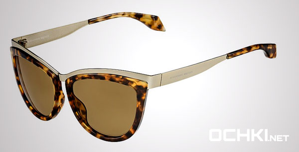 Новые очки Alexander McQueen – сочетание сложных технологий с драгоценными материалами 1