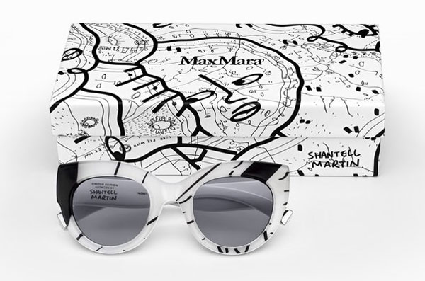 «Поток сознания» перетек с рисунка художницы на новые очки Max Mara 2