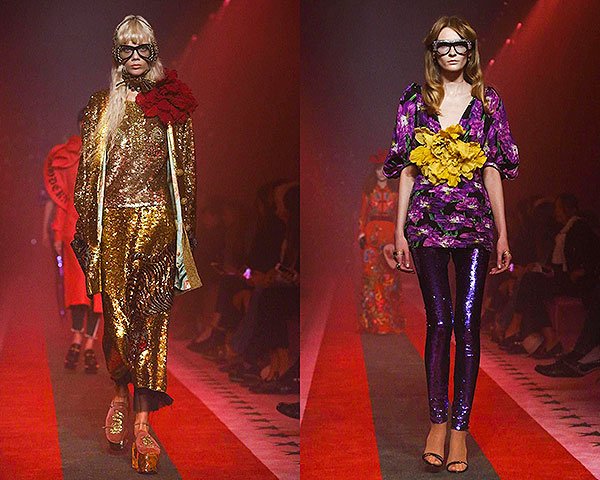 Gucci открыла миланскую Неделю моды показом экстравагантных нарядов и очков 7