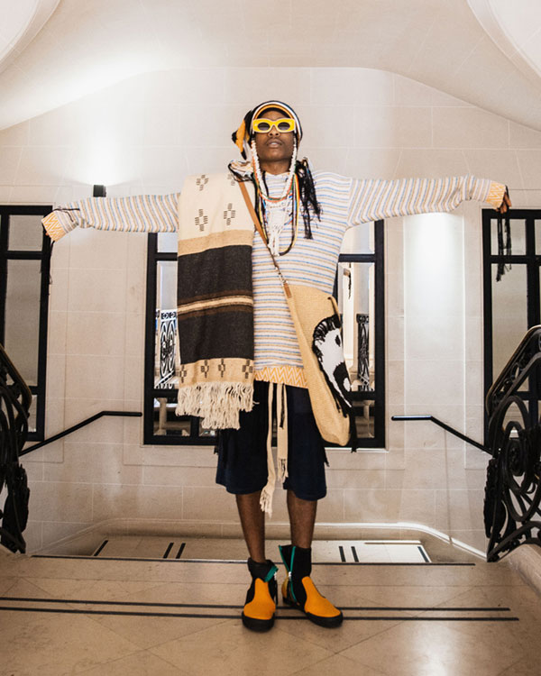 Рэпер A$AP Rocky стал лицом коллекции Loewe Paula Ibiza