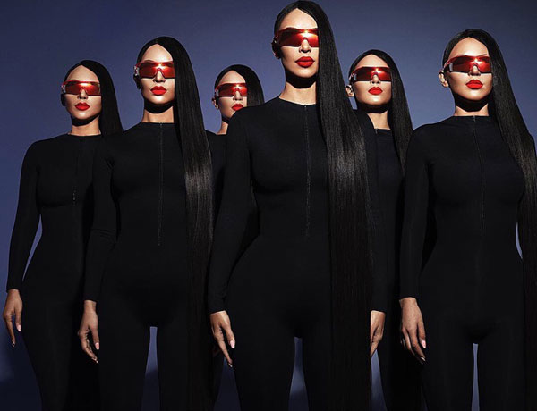 Ким Кардашьян и ее клоны представили коллекцию солнцезащитных очков