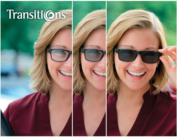 Фотохромные линзы Transitions – комфорт и здоровье глаз