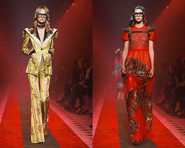 Gucci открыла миланскую Неделю моды показом экстравагантных нарядов и очков 2