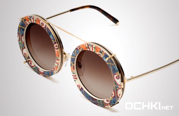 Dolce & Gabbana представила линию пестрых очков с накладками