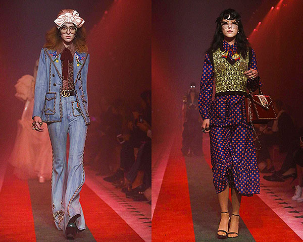 Gucci открыла миланскую Неделю моды показом экстравагантных нарядов и очков 5