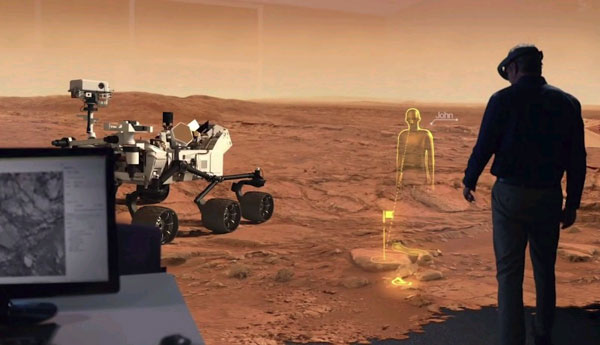 Марс будет исследоваться с помощью очков дополненной реальности от Microsoft