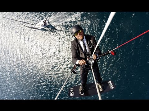 HUGO BOSS | SkyWalk Алекс Томсон | Экстремальный парусный трюк
