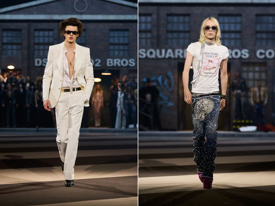 На показе мод в Милане Dsquared2 восхитил зрителей новыми очками