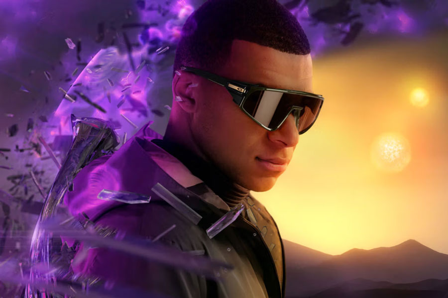 Oakley вдохновилась Килианом Мбаппе в создании очков, помогающих сосредоточиться на цели