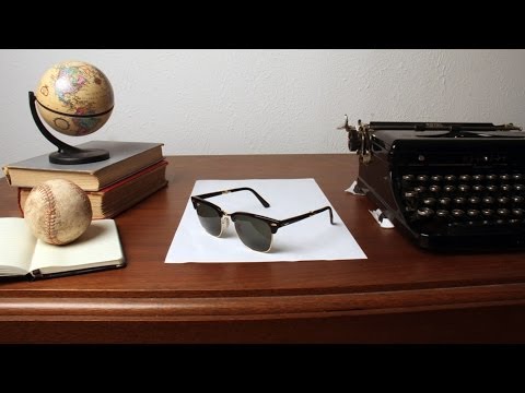 Иллюзия c очками Ray-Ban