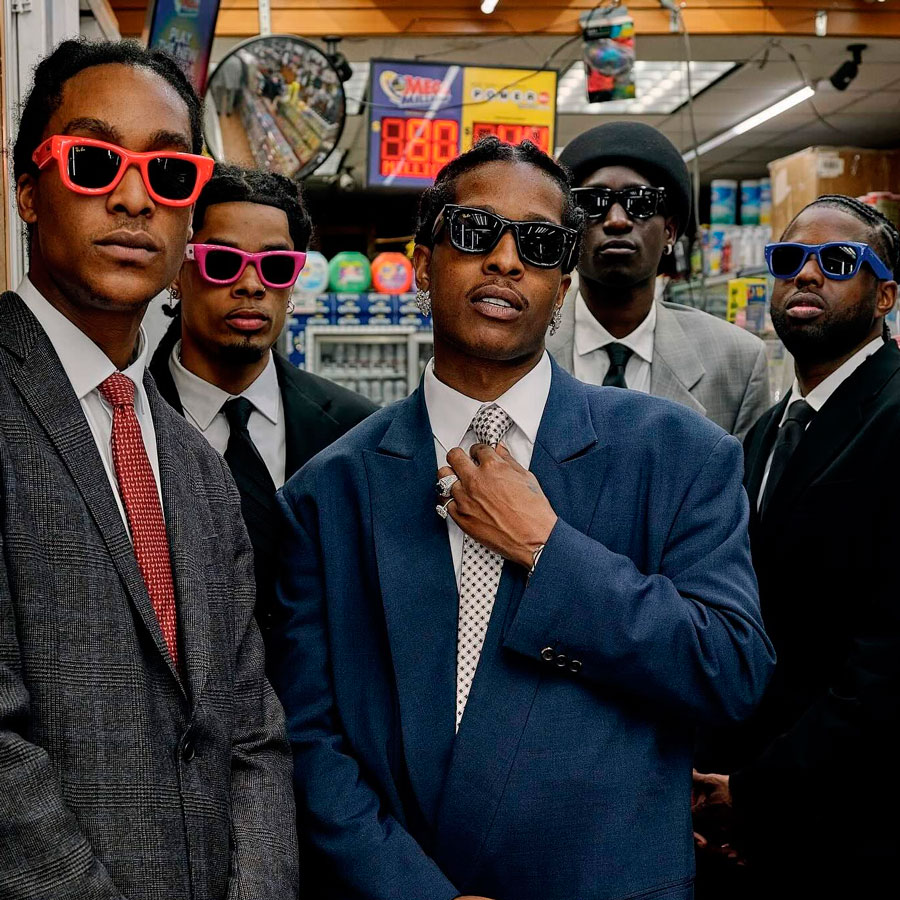 A$AP Rocky и Ray-Ban представили революционные очки Wayfarer Puffer