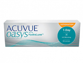 Acuvue Oasys with HydraLuxe for Astigmatism
