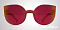 Солнцезащитные очки Retrosuperfuture Tuttolente Lucia Red Regular