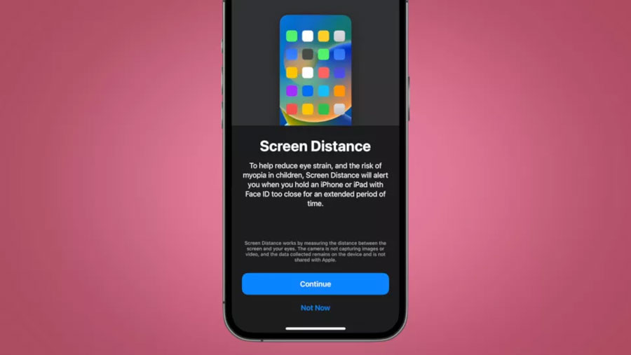 Функция «Расстояние до экрана» от Apple поможет снизить риск ухудшения зрения у ваших детей